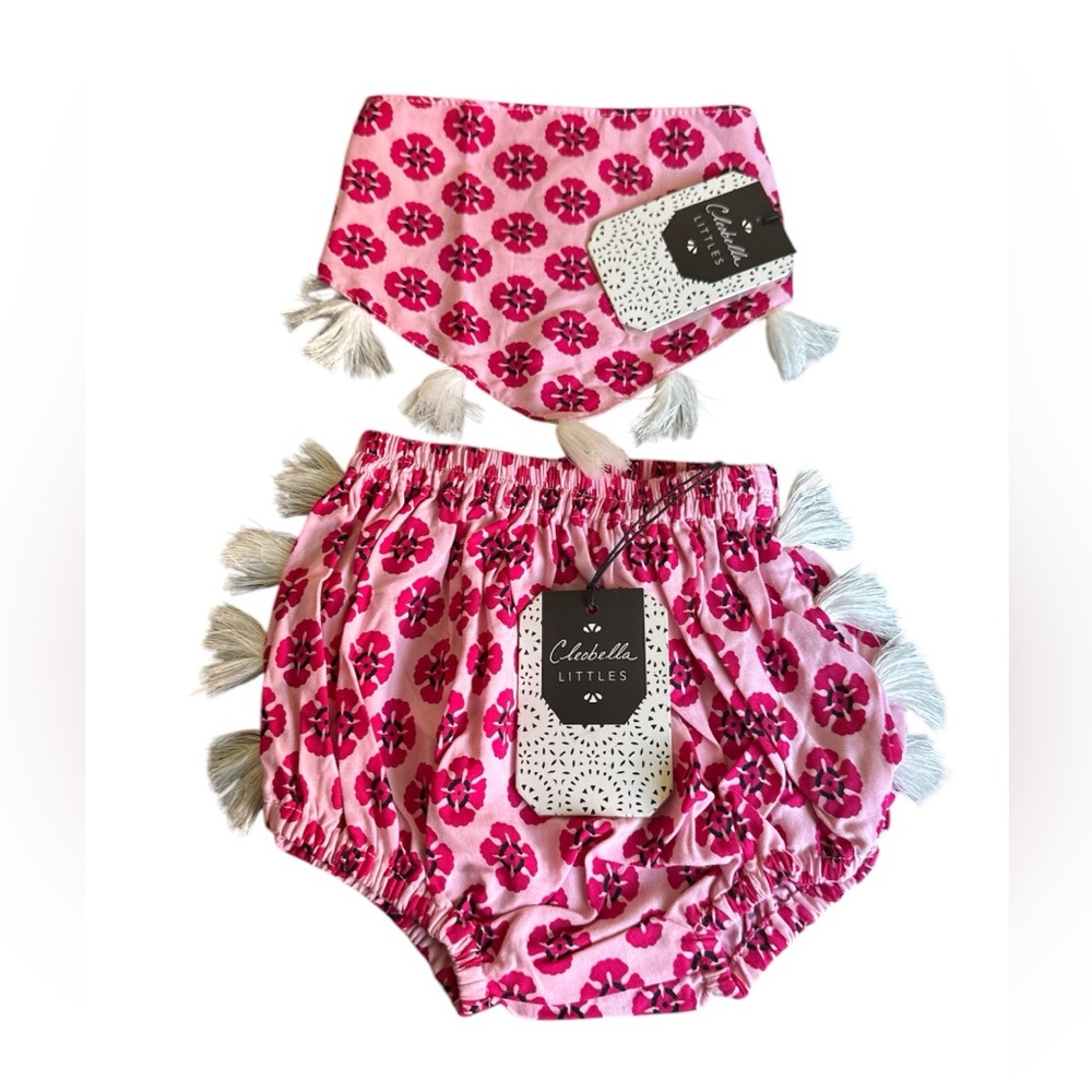 Cleobella Pink Floral Kids Matching Set